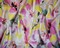 Pink-Yellow-Multi Cotton Floral Printed Broadcloth Woven Fabric By the Yard
